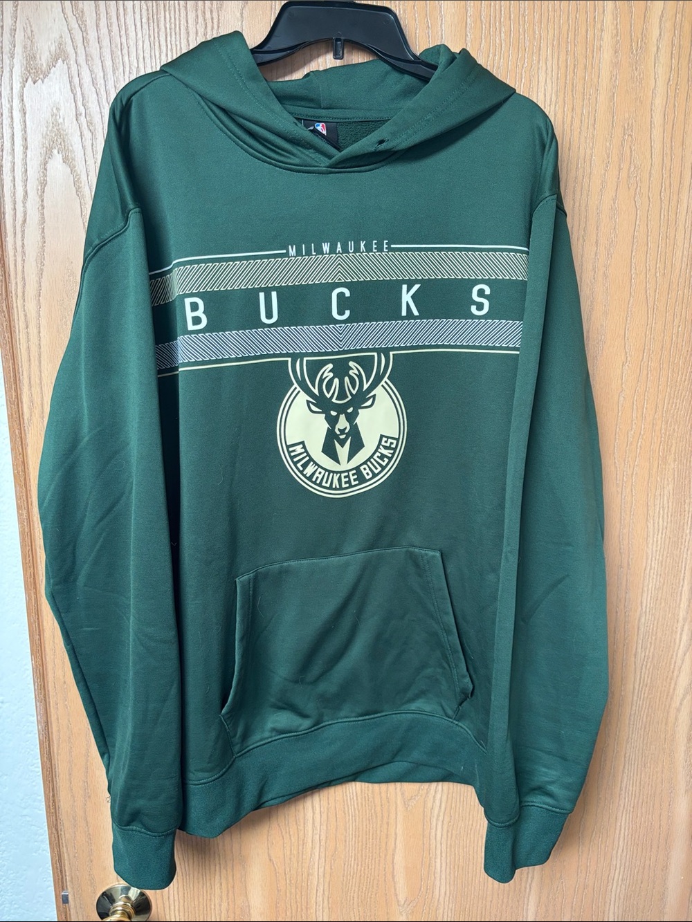 NBA Milwaukee Bucks Forest Green Pullover Hoodie